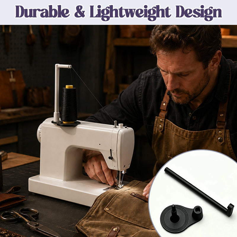 Porte-bobine supérieur pour machine à coudre – Support vertical pour grandes bobines, quilting et projets couture