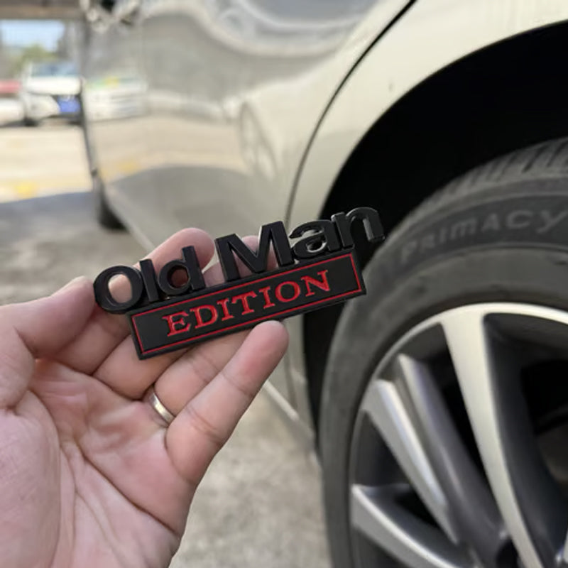🚗 Old Man Edition - Bilemblem