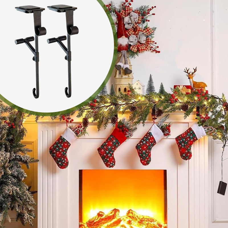 🎄 2-i-1-spisupphängning och girlanghängare – Ingen borrning, ingen kladd