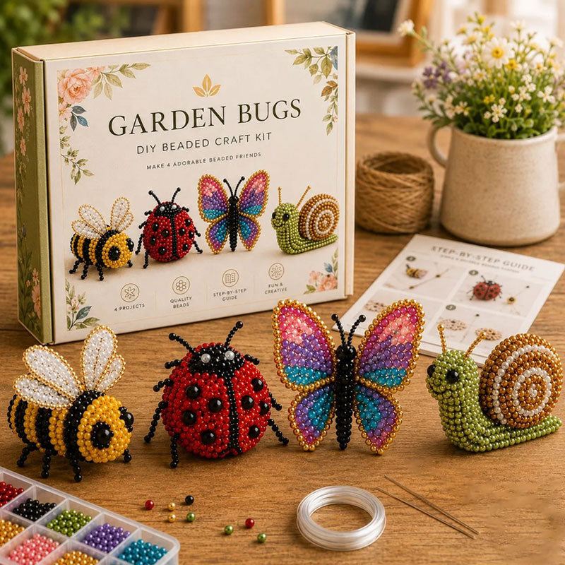 🧵✨ Kit DIY Animaux en Perles 3D – Loisir Créatif & Cadeau Fait Main