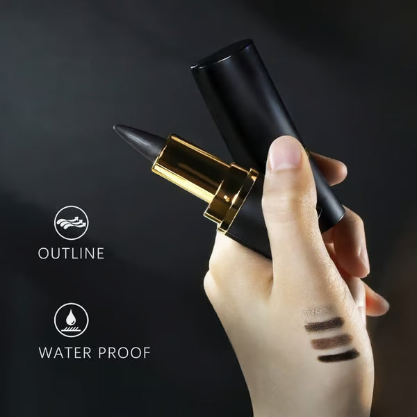 Ensemble de 4 stylos eyeliner gel waterproof : anti-bavures, longue tenue, mat et nacré