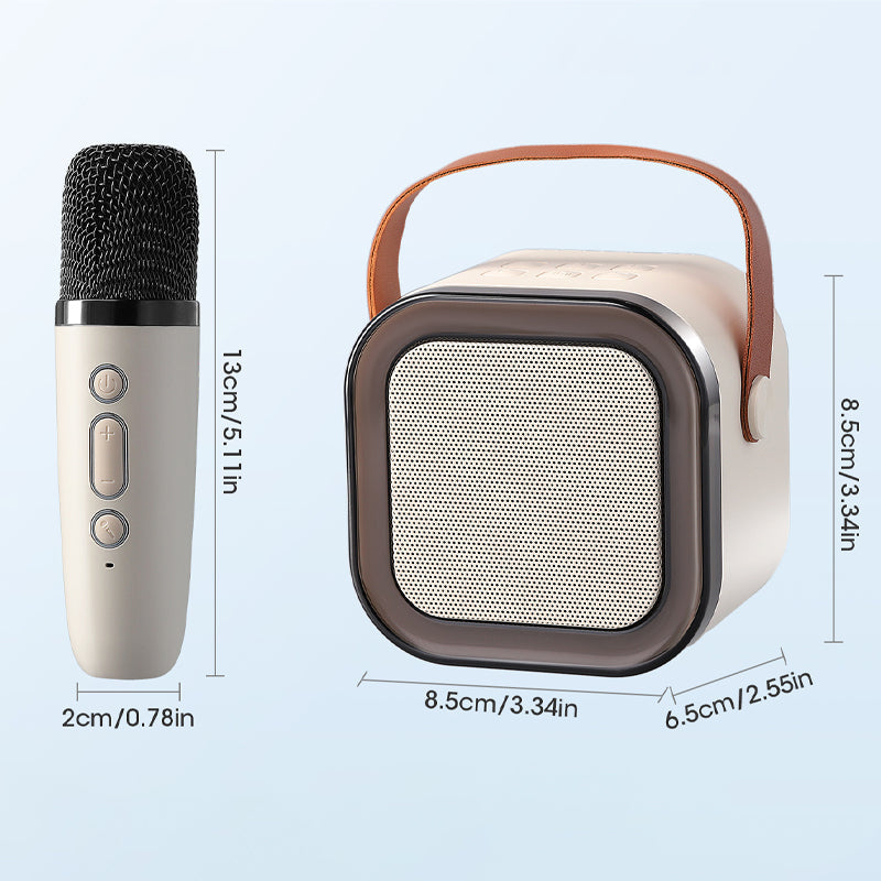 🧸 Minikaraokemaskin med trådlös mikrofon