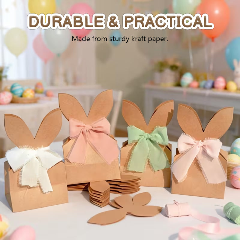 🐰 Sacs cadeaux kraft lapin de Pâques
