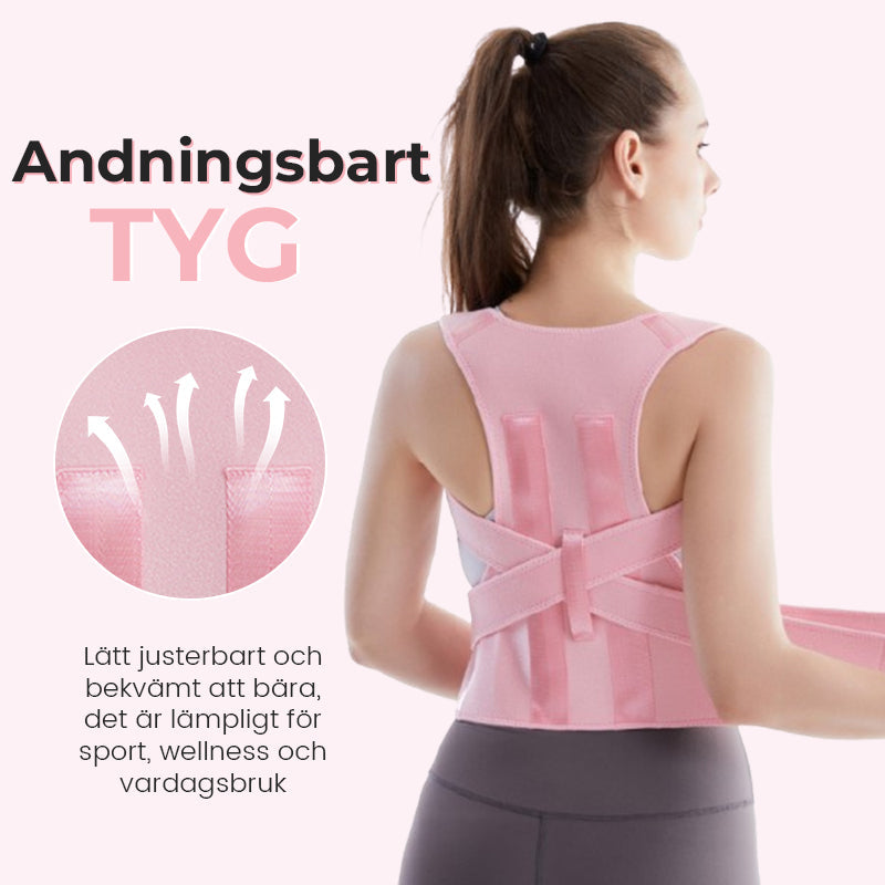 Ryggställningskorrigeringsbälte