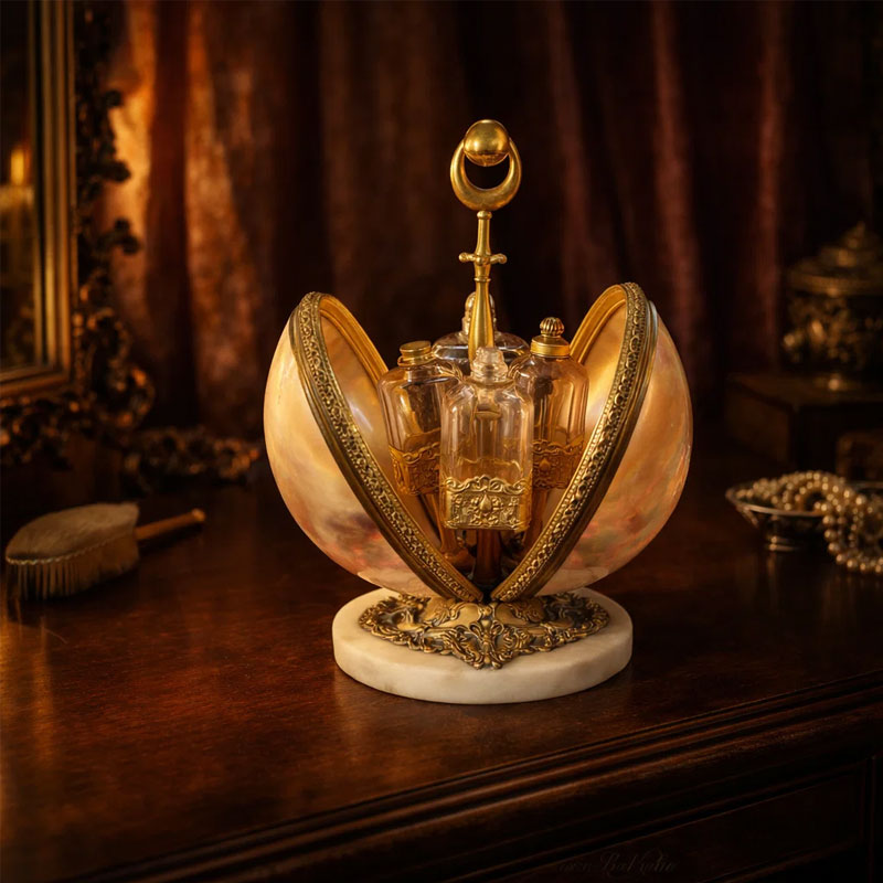 🕯 Présentoir à parfum vintage Shell