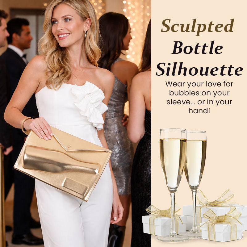Le sac à champagne doré « idéal pour lancer une soirée » 🍾
