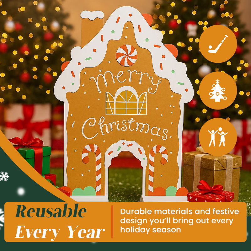 🎁Ensemble de jeu de golf en pain d'épice