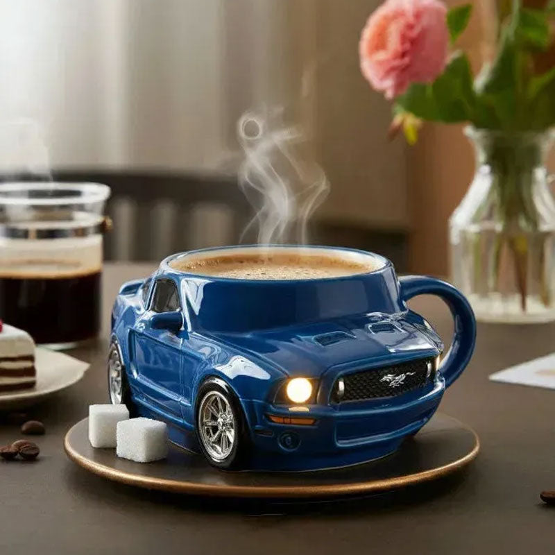 ☕Mugg formad som sportbil🚗/Sports car shape mug