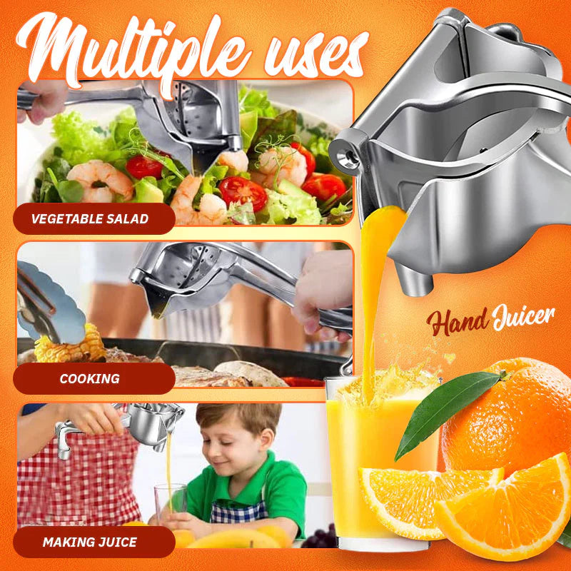 Multifunktionell handjuicepress