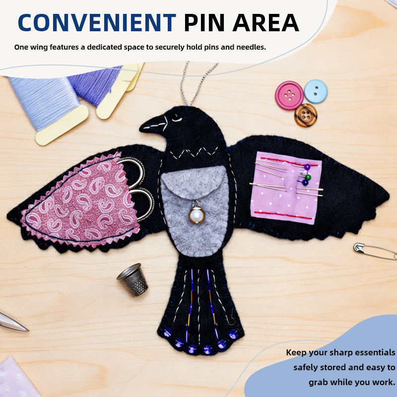 Trousse à couture Luna le Corbeau