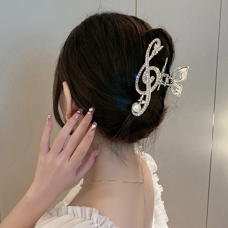 🎵 Musiksymbol Hårklämma – Elegant Frisyraccessoar