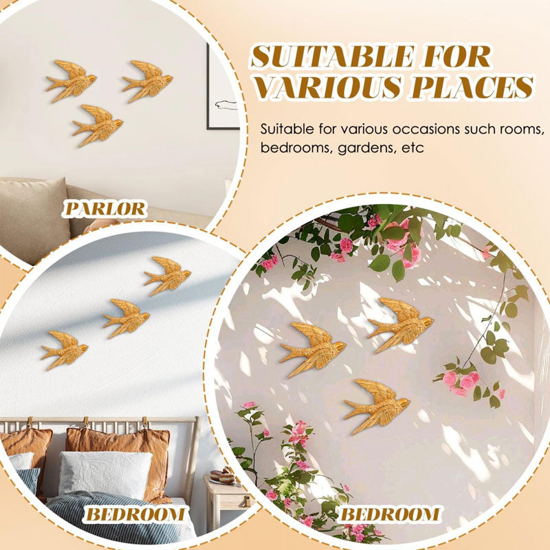 Décoration hirondelles d'inspiration vintage – Là où les histoires prennent leur envol🍃