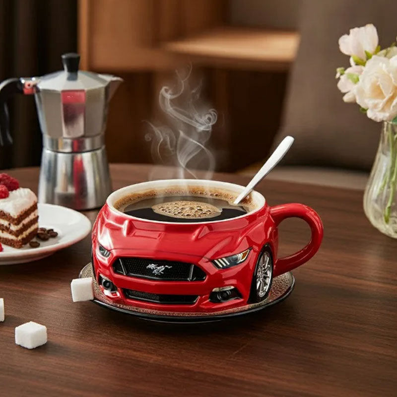 ☕Mugg formad som sportbil🚗/Sports car shape mug