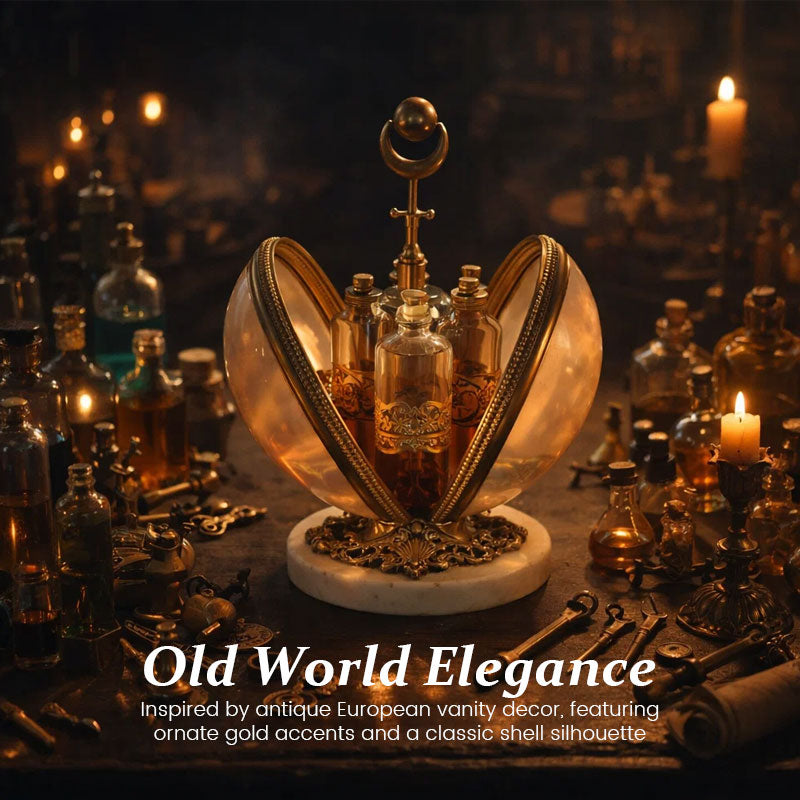 🕯 Présentoir à parfum vintage Shell