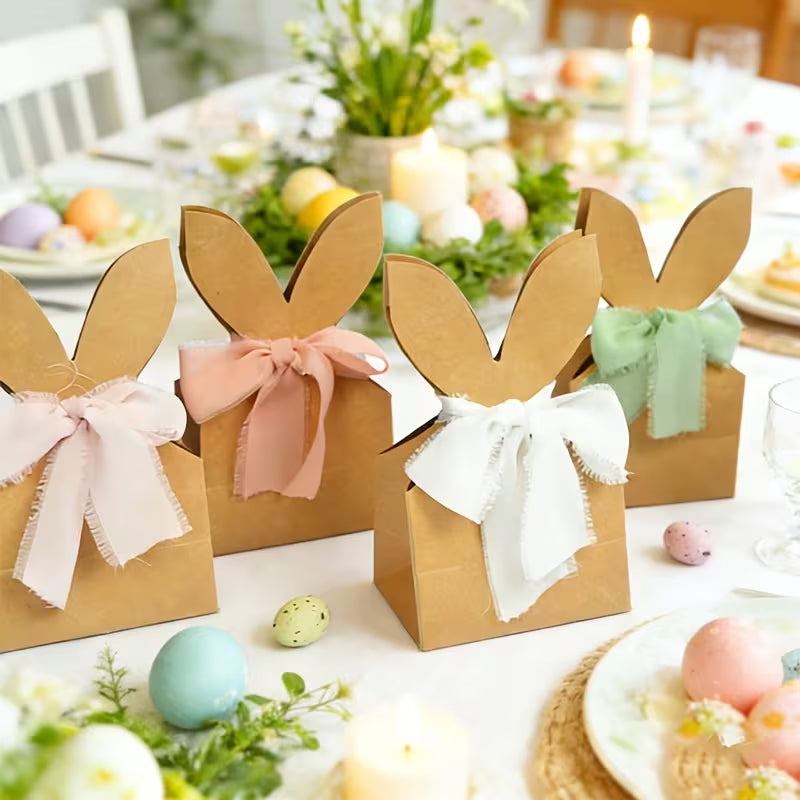 🐰 Sacs cadeaux kraft lapin de Pâques