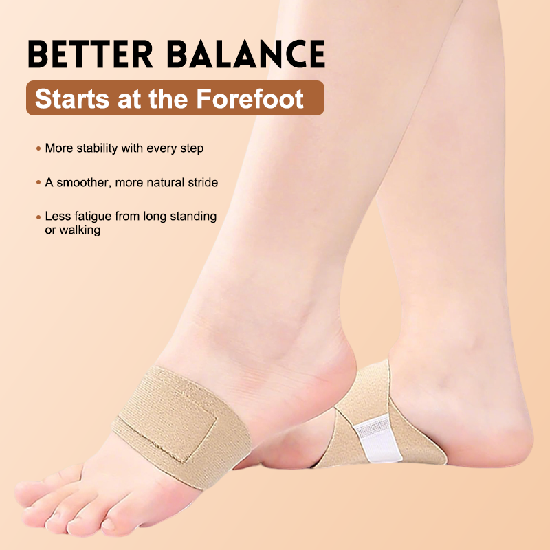 Semelles orthopédiques – Demi-semelle ajustable pour soulager les pieds plats