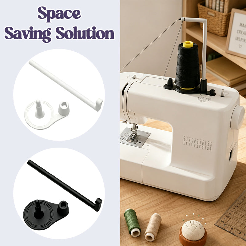 Porte-bobine supérieur pour machine à coudre – Support vertical pour grandes bobines, quilting et projets couture