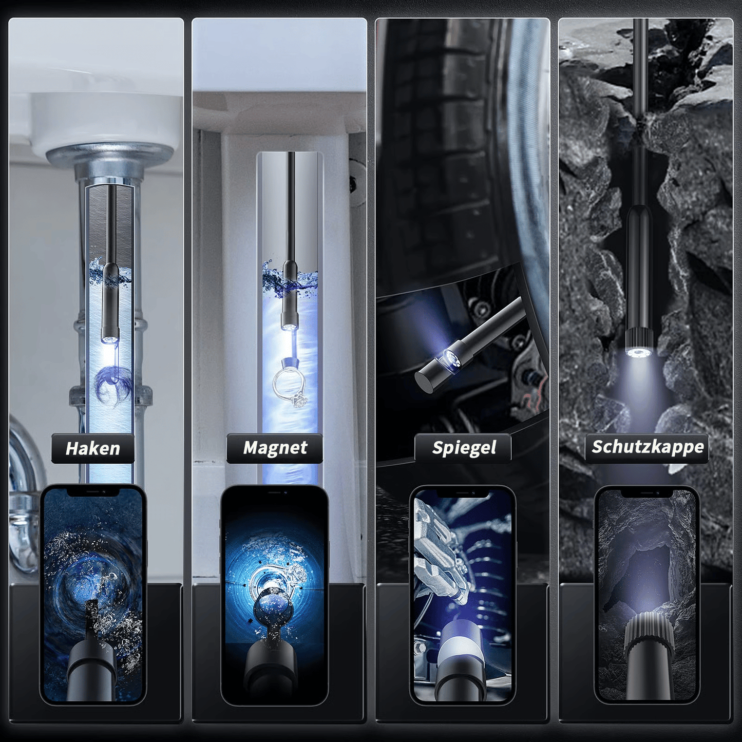 🔥SISTA DAGEN 49% RABATT🔎 Plug-and-Play endoskopkamera