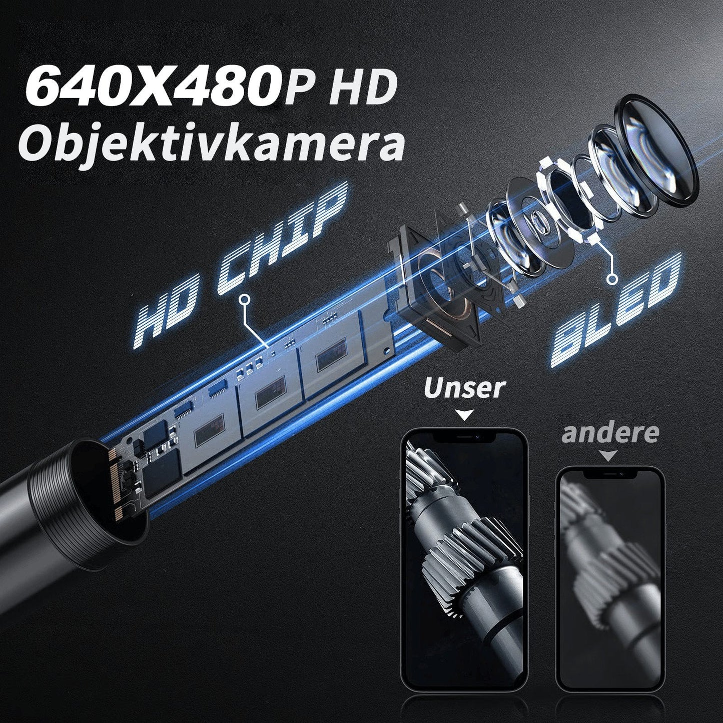 🔥SISTA DAGEN 49% RABATT🔎 Plug-and-Play endoskopkamera