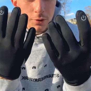 Gants chauds antidérapants