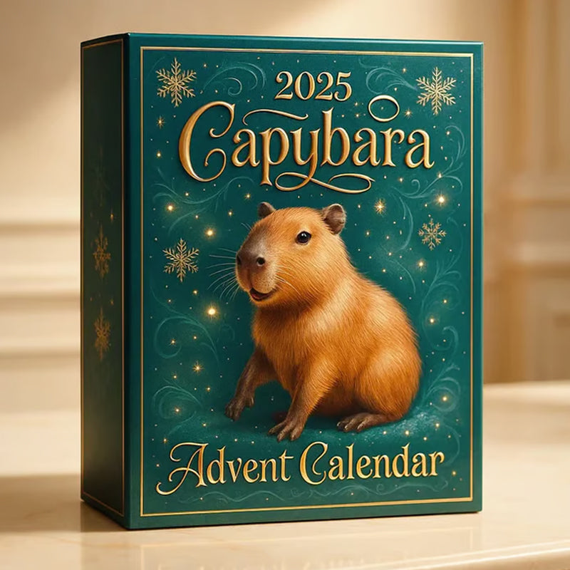 🐾 2025 Kapybara Adventskalender — 24 dagar av mysiga överraskningar 🎄✨