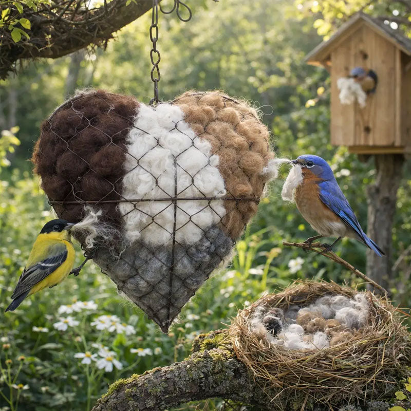 🐦 Le cœur de la nature : Aide à la nidification des oiseaux sauvages
