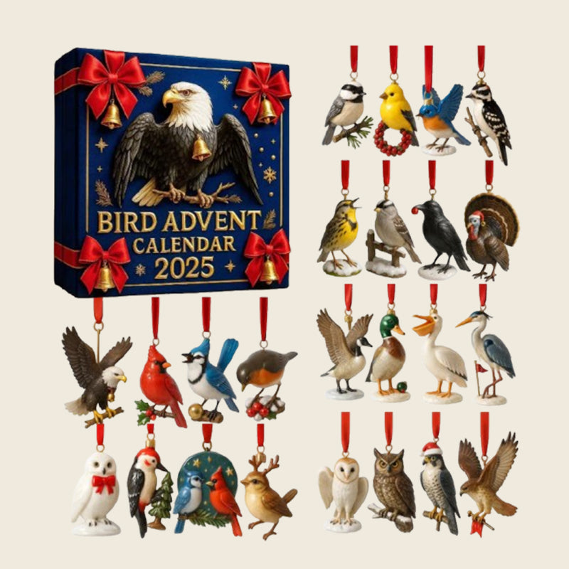 🐦 Adventskalender för fåglar 2025 — En befjädrad nedräkning till jul 🎄