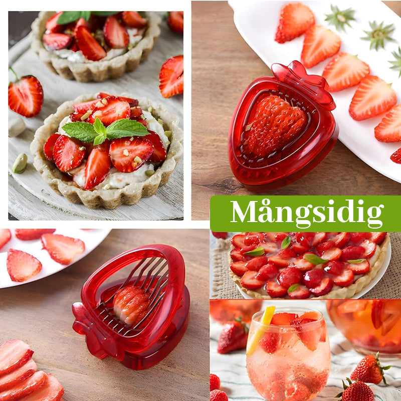 Rostfritt stål jordgubbsskivare