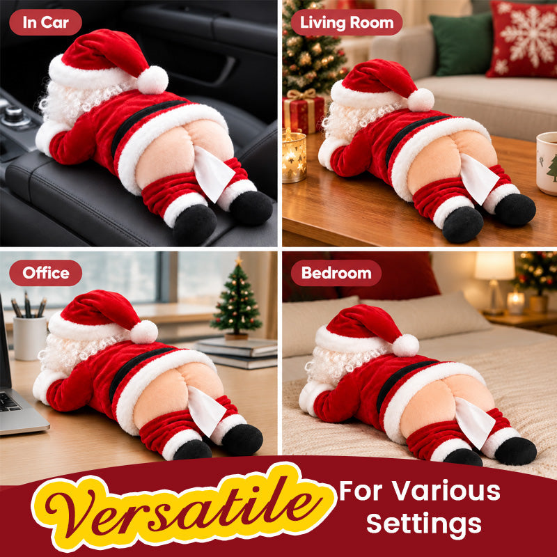 Boîte à Mouchoirs Père Noël Humoristique – Déco de Noël Originale