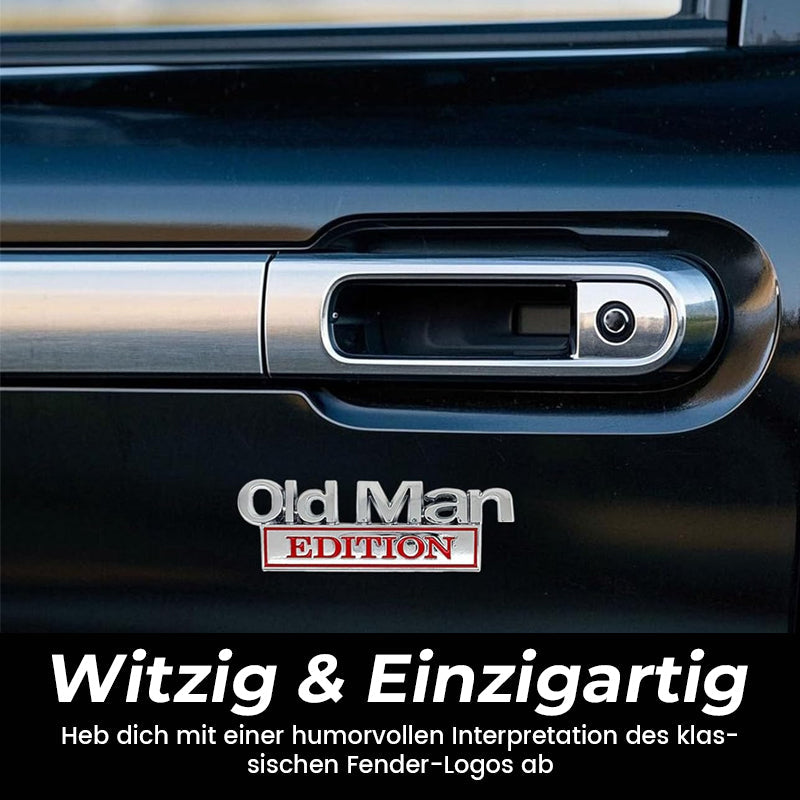 🚗 Old Man Edition - Bilemblem