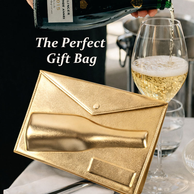Le sac à champagne doré « idéal pour lancer une soirée » 🍾