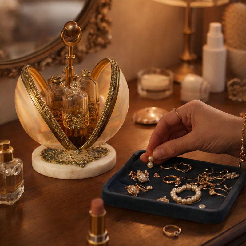 🕯 Présentoir à parfum vintage Shell