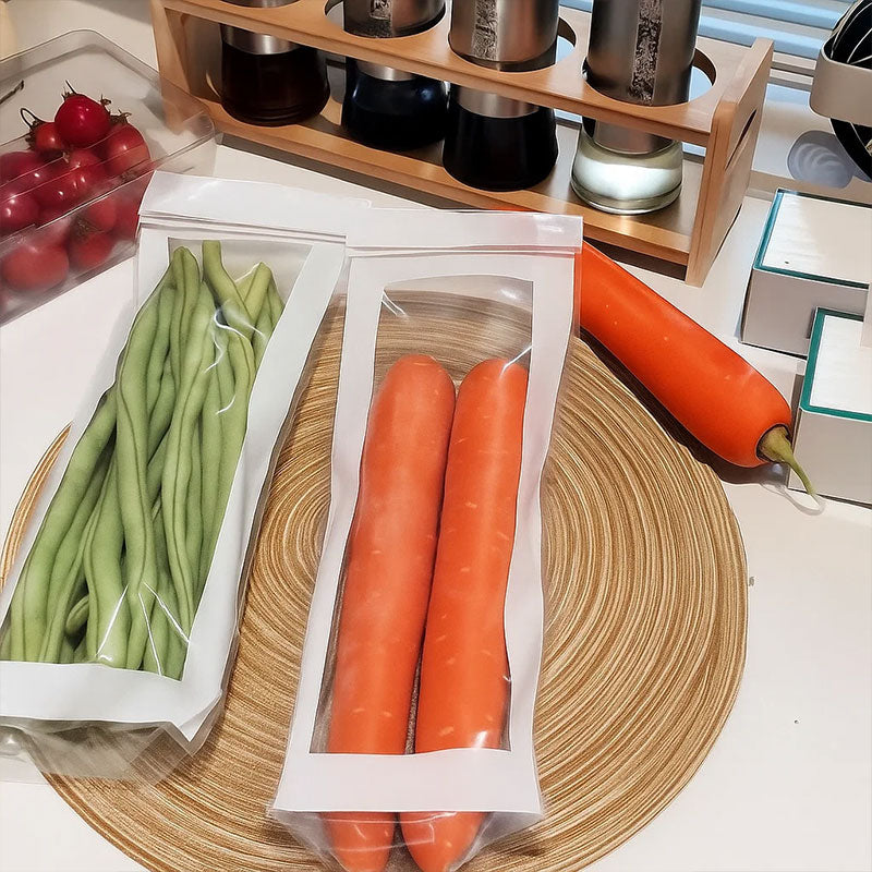Extra långa konserveringspåsar för grönsaker