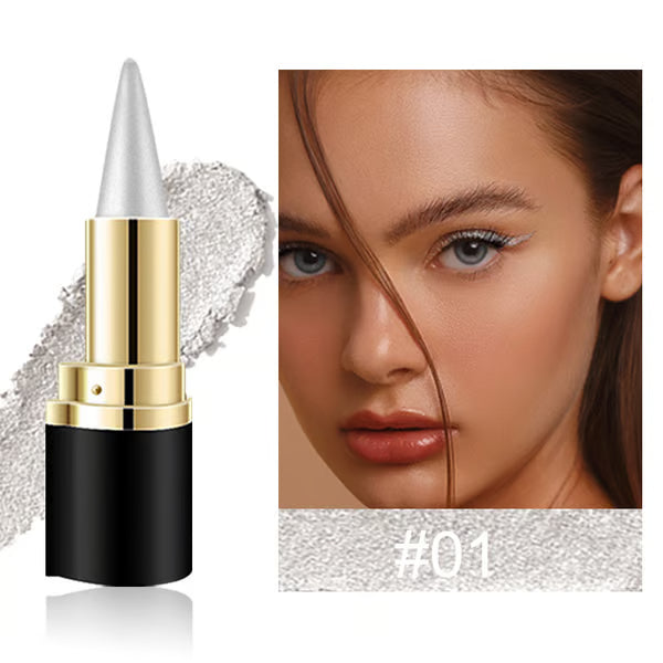 Ensemble de 4 stylos eyeliner gel waterproof : anti-bavures, longue tenue, mat et nacré