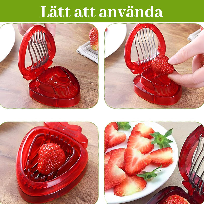 Rostfritt stål jordgubbsskivare