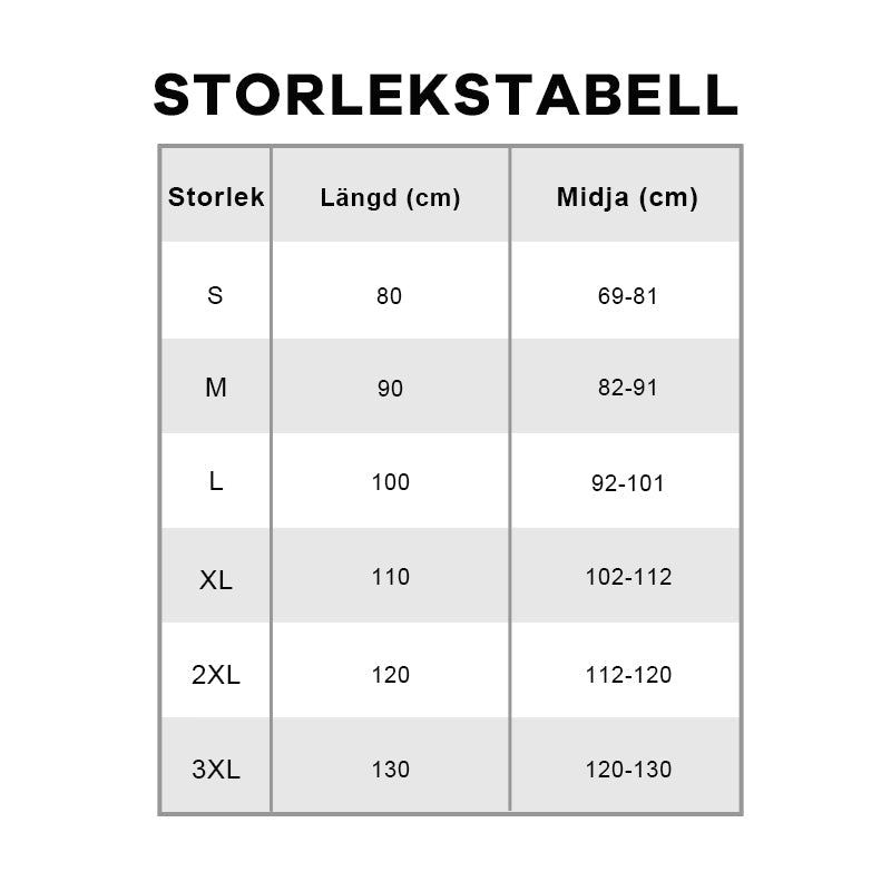 Ryggställningskorrigeringsbälte
