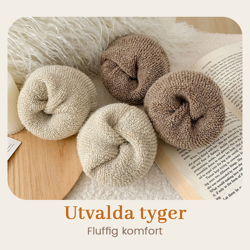 🧦 Värmande Ullstrumpor i Mellanhöjd
