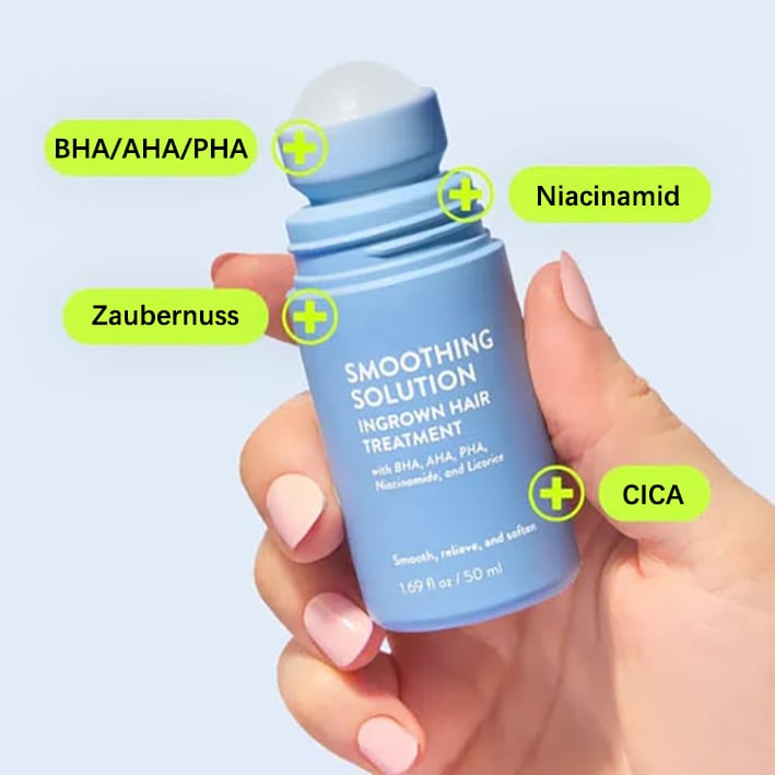 🔥🍃 Glättende Lösung zur Behandlung eingewachsener Haare