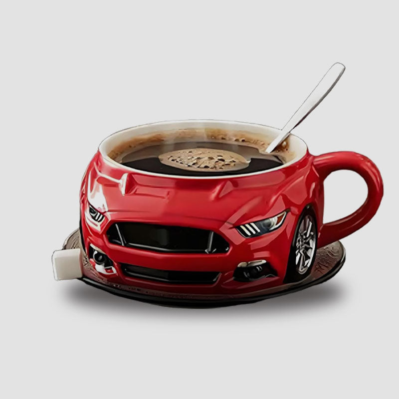 ☕Mugg formad som sportbil🚗/Sports car shape mug