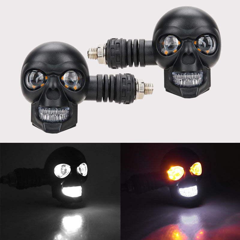 💀 LED-blinkers med dödskalle