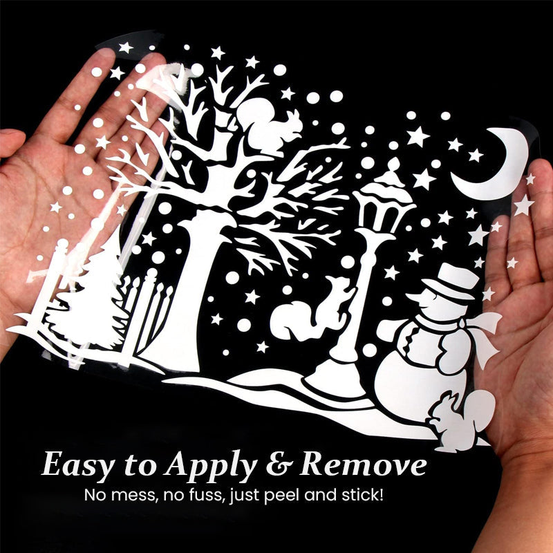 Autocollants du village de Noël