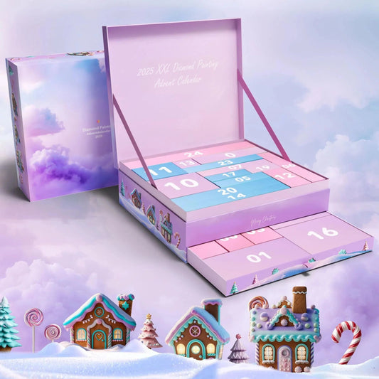 💎🎄2025 XXL diamantmålningsadventskalender - ✨Limiterad upplaga