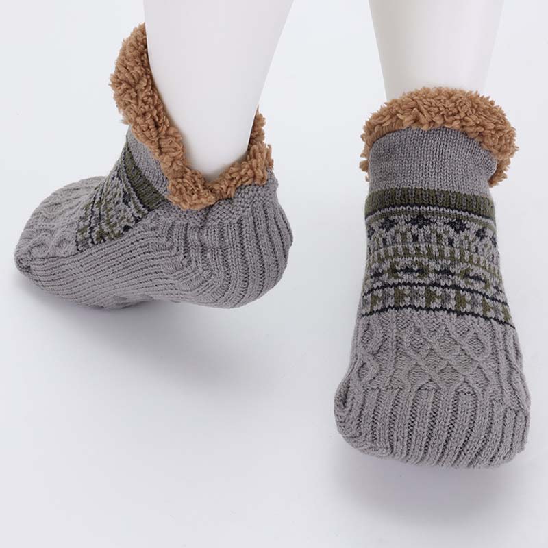 🧦 Jacquardgolvsockor – Mysig värme för varje steg