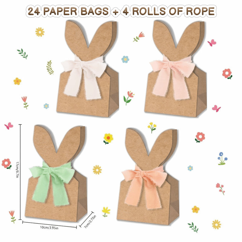 🐰 Sacs cadeaux kraft lapin de Pâques