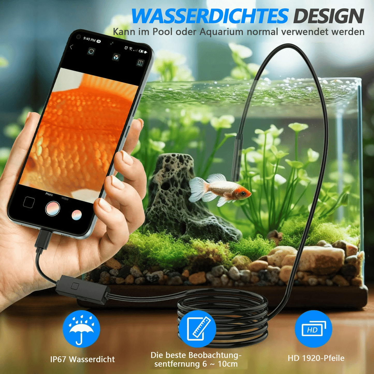 🔥SISTA DAGEN 49% RABATT🔎 Plug-and-Play endoskopkamera