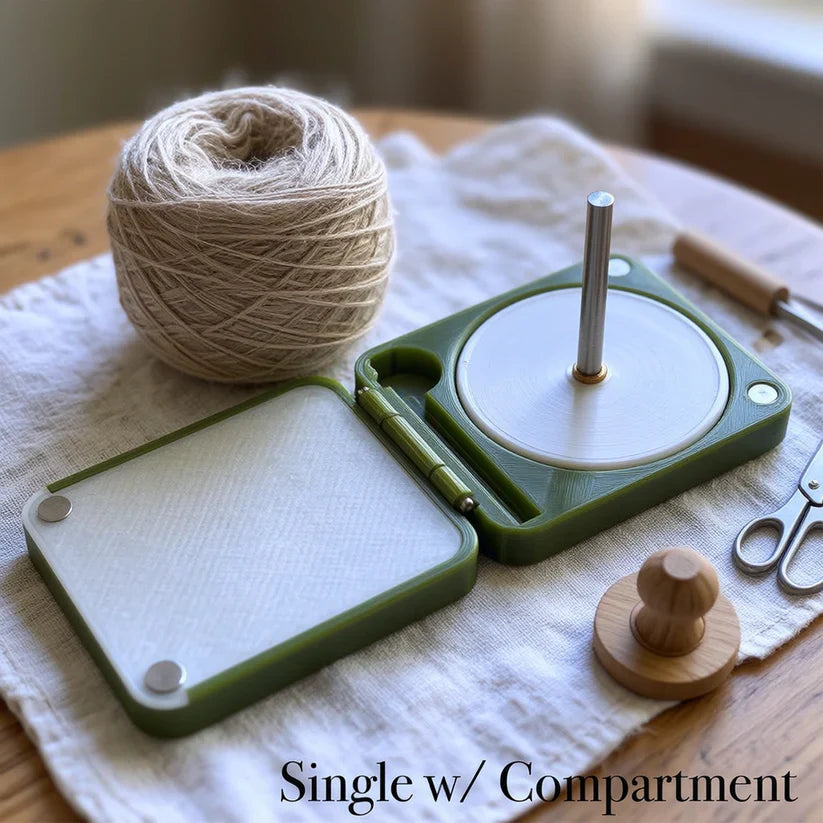 🧶Élégant Porte-Fil Portable pour Crochet & Tricot – Organisation Chic pour Vos Projets DIY