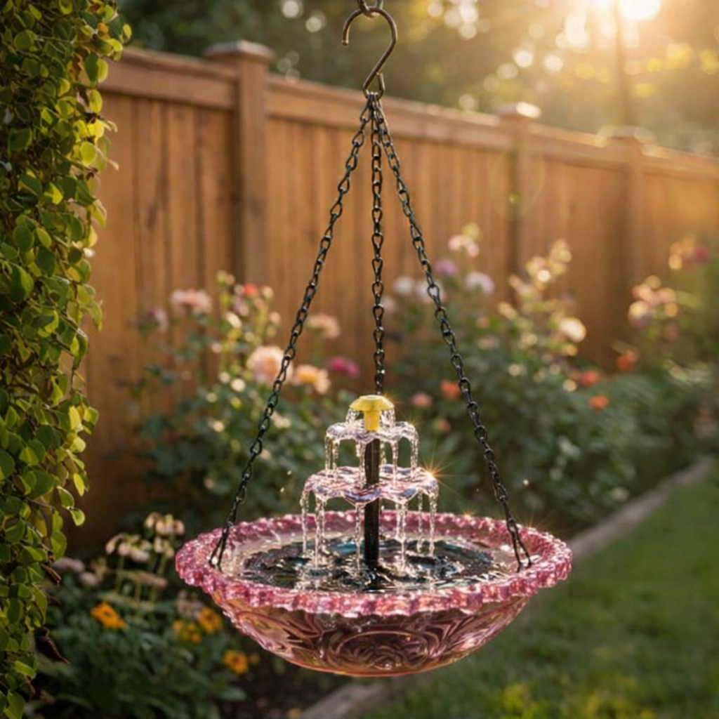 🔥🔥Nouvel An : 70 % de réduction sur la fontaine suspendue à cascade solaire pour oiseaux