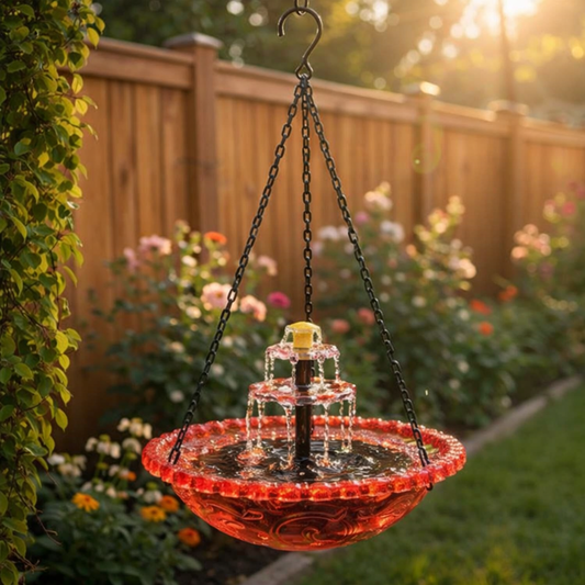 🔥🔥Nouvel An : 70 % de réduction sur la fontaine suspendue à cascade solaire pour oiseaux