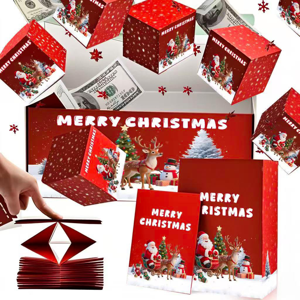 💥Julklappsask Kreativ Present Till Alla Hjärtans Dag