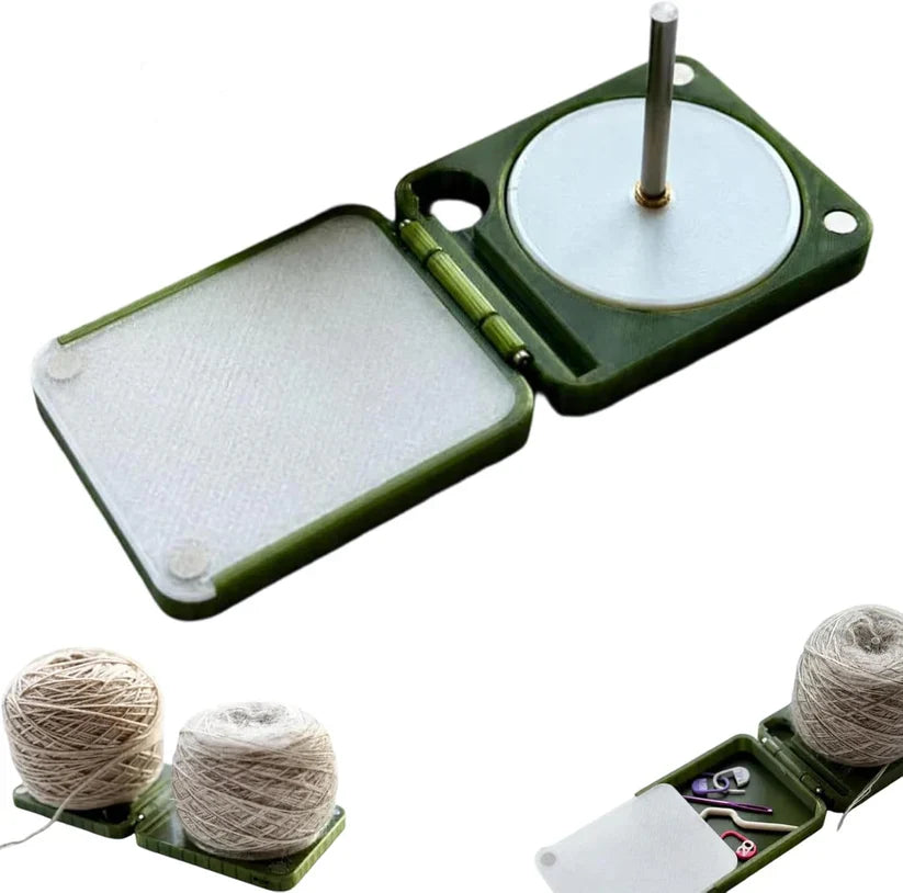 🧶Élégant Porte-Fil Portable pour Crochet & Tricot – Organisation Chic pour Vos Projets DIY